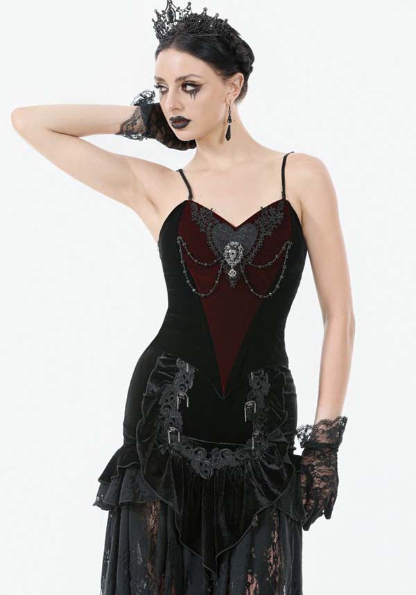Vampira Velvet | CORSET TOP