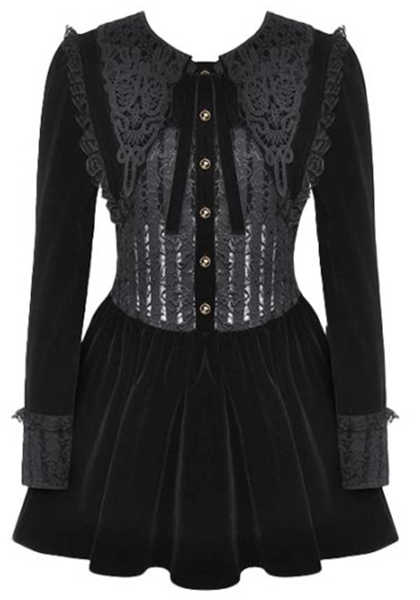 Velvet Patchwork | SCHOOLGIRL DRESS