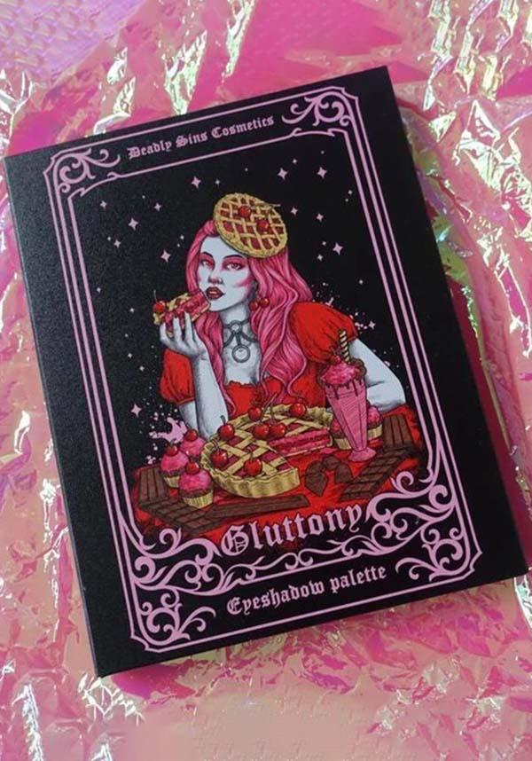 Gluttony | EYESHADOW PALETTE* - Beserk - all, clickfrenzy15-2023, cosmetic glitter, cosmetics, cpgstinc, deadly sins cosmetics, discountapp, eofy2023, eofy2023deadlysinscosmetics20, eyes, eyeshadow, eyeshadow pressed, glitter, gothic, gothic cosmetics, jun21, labelvegan, make up, makeup, palette, pressed, pressed powder, R150621, red, sale, vegan