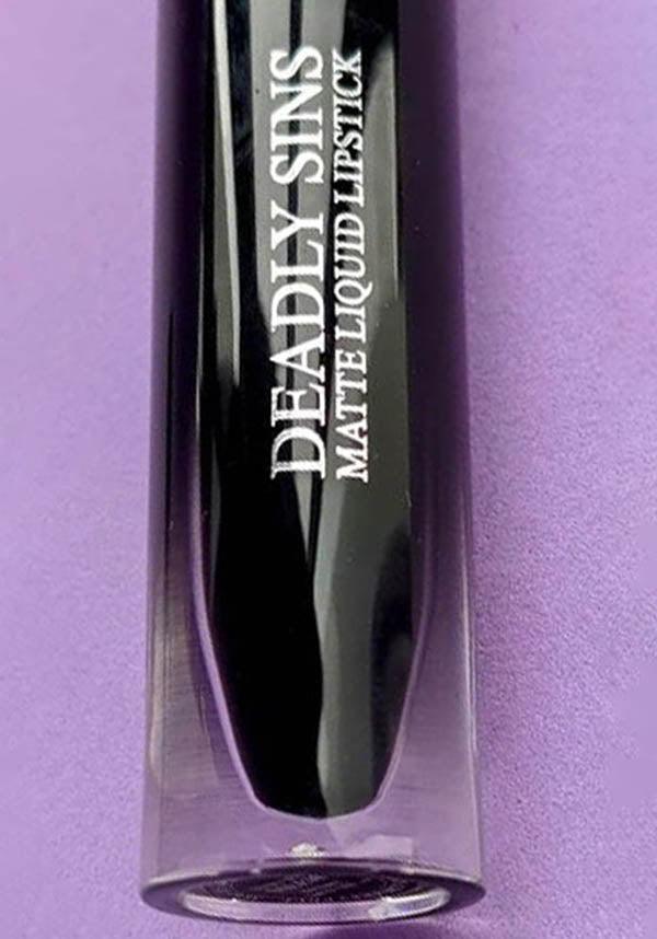 Salem [Matte] | LIQUID LIPSTICK - Beserk - all, black, clickfrenzy15-2023, cosmetics, cpgstinc, cruelty free, cruetly free, deadly sins cosmetics, discountapp, DSCBSK150922, fp, goth, gothic, gothic cosmetics, labelvegan, lips, lipstick, liquid lipstick, make up, makeup, matte, oct22, R011022, vegan, witchy