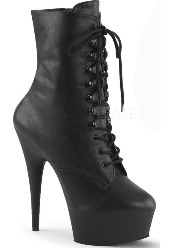 DELIGHT-1020 [Black] | PLATFORM BOOTS [PREORDER] - Beserk - all, black, boots, boots [preorder], clickfrenzy15-2023, discountapp, fp, heels, heels [preorder], labelpreorder, labelvegan, pleaser, ppo, preorder, shoes, vegan