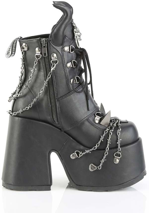 CAMEL-64 [Black] | PLATFORM BOOTS [PREORDER]