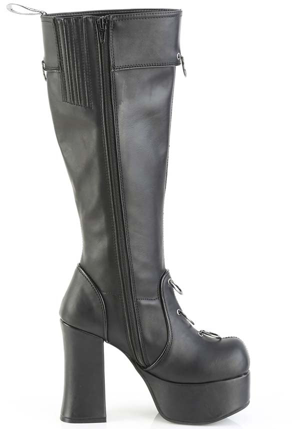 CHARADE-211 [Black] | PLATFORM BOOTS [PREORDER]