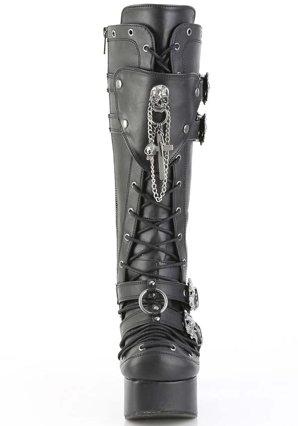 CHARADE-230 [Black] | PLATFORM BOOTS [PREORDER]