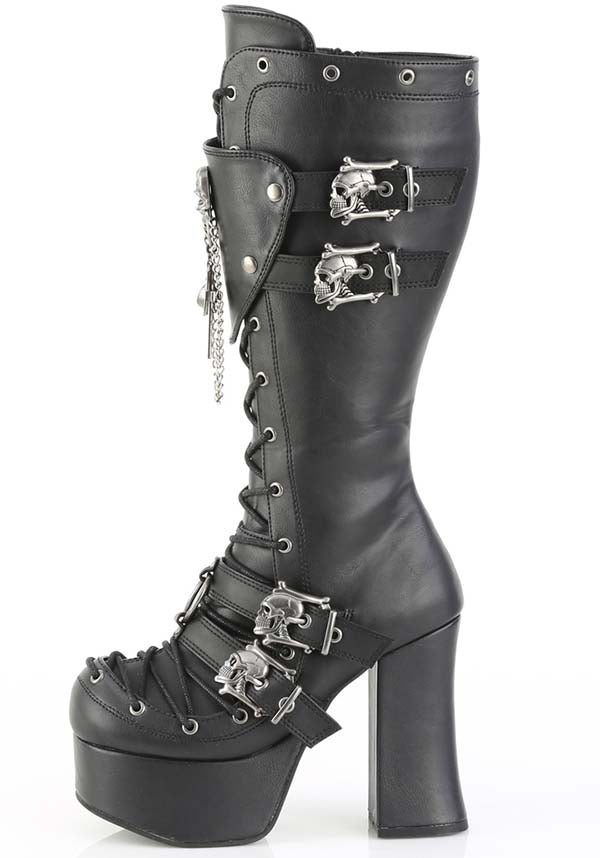 CHARADE-230 [Black] | PLATFORM BOOTS [PREORDER]
