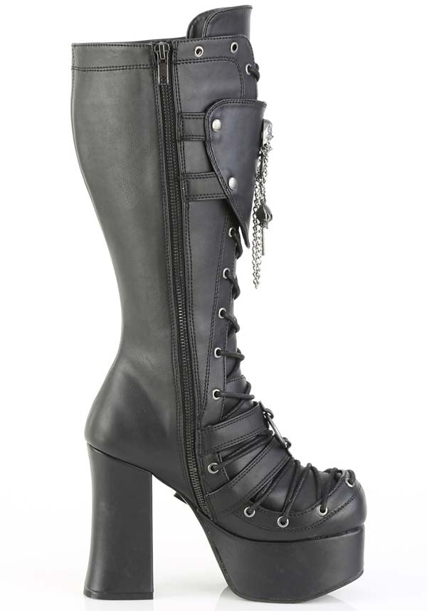 CHARADE-230 [Black] | PLATFORM BOOTS [PREORDER]