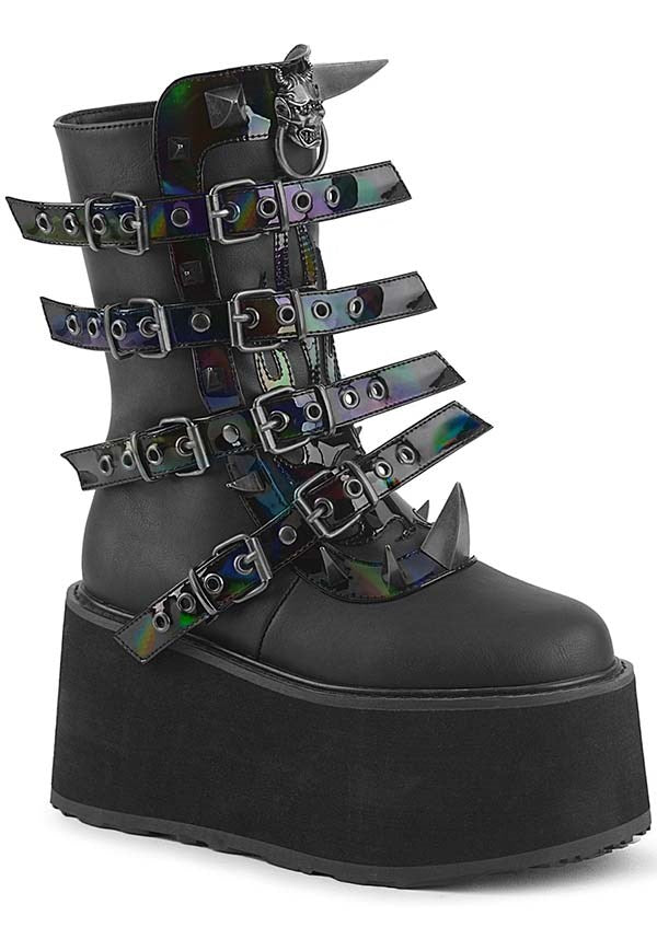 DAMNED-156 [Black] | PLATFORM BOOTS [PREORDER]