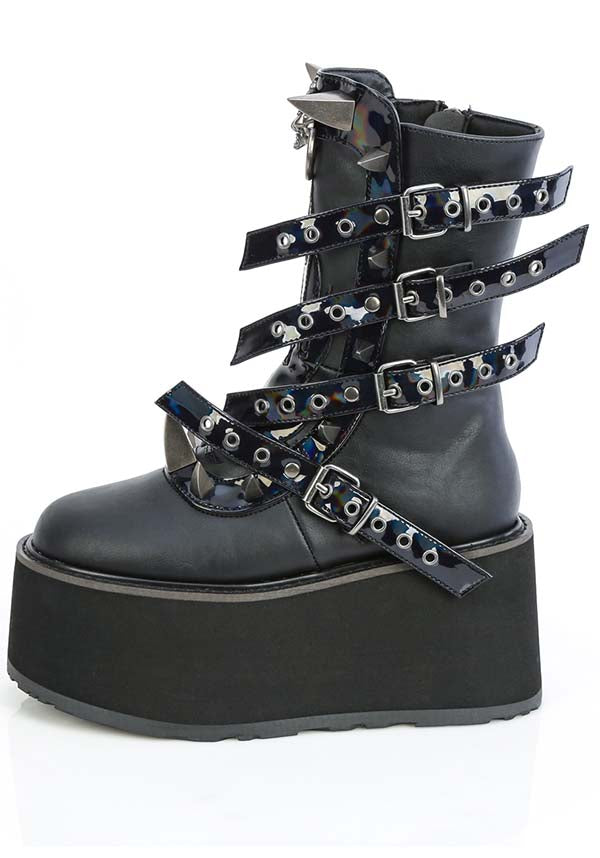 DAMNED-156 [Black] | PLATFORM BOOTS [PREORDER]