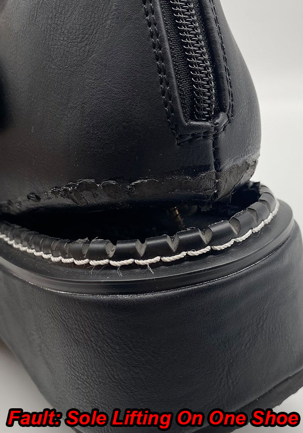 EMILY-330 [Black] | PLATFORM BOOTS [FAULTY]**