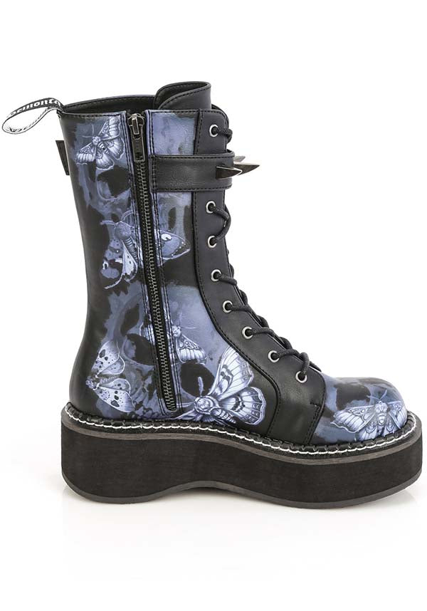 EMILY-352-PT [Black/Blue] BOOTS [PREORDER]