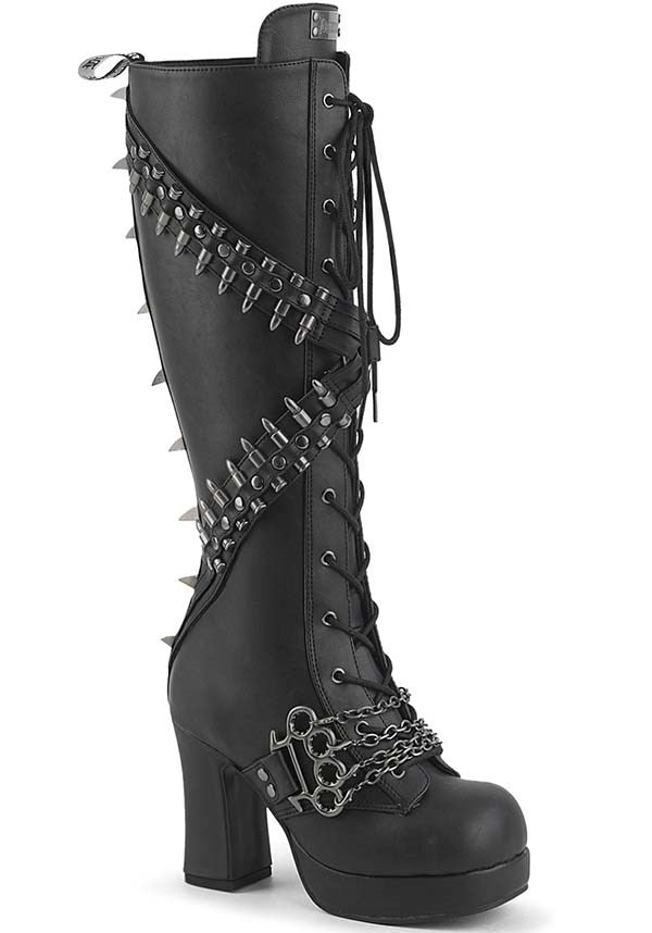 GOTHIKA-108 [Black] | PLATFORM BOOTS [PREORDER]
