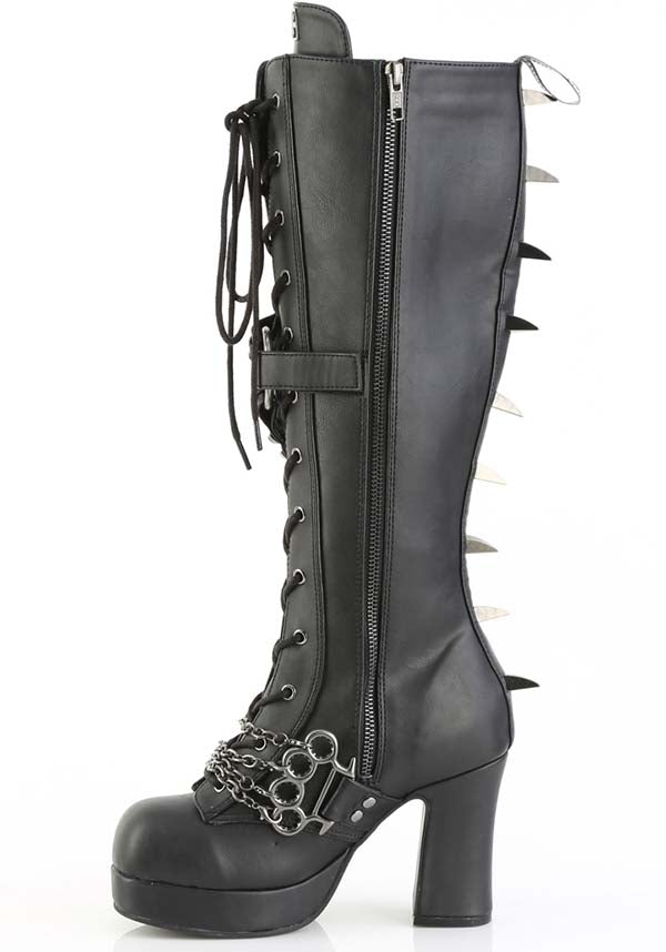 GOTHIKA-108 [Black] | PLATFORM BOOTS [PREORDER]