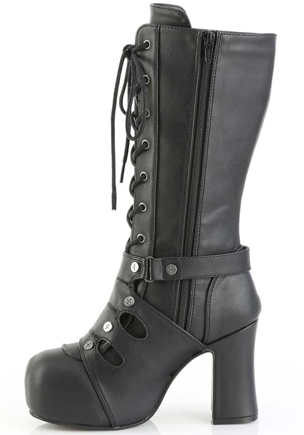 GOTHIKA-152 [Black] | PLATFORM BOOTS [PREORDER]