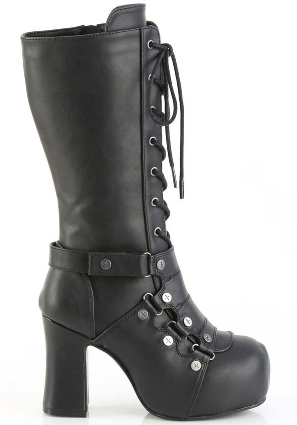 GOTHIKA-152 [Black] | PLATFORM BOOTS [PREORDER]