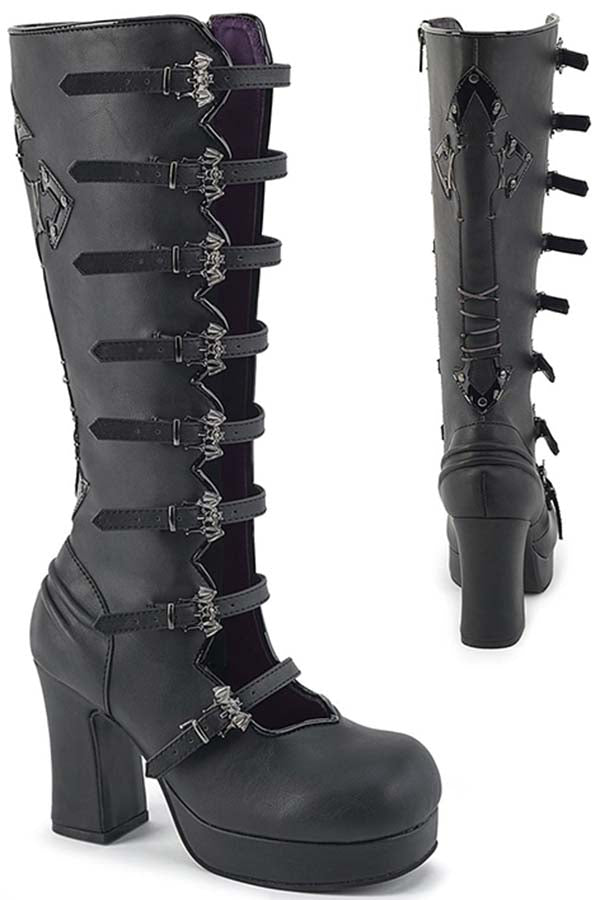 GOTHIKA-160 [Black] | PLATFORM BOOTS [PREORDER]