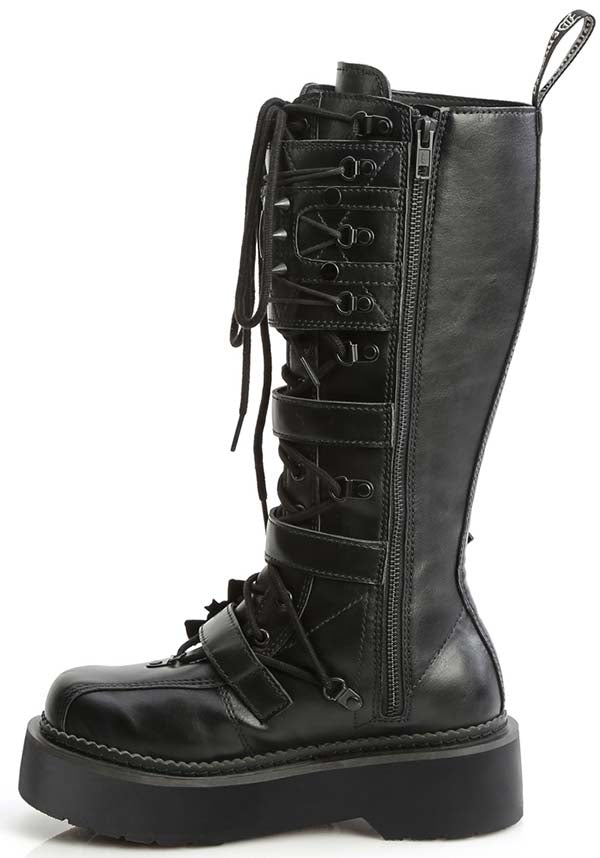 DEMONIA REBEL-200 [Black] | BOOTS [PREORDER] - BOOTS - Detail 2