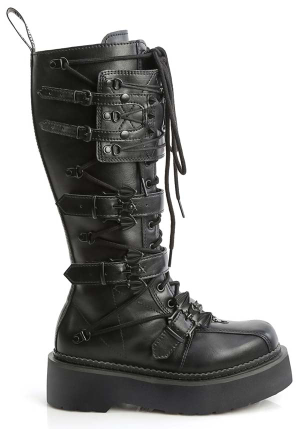 DEMONIA REBEL-200 [Black] | BOOTS [PREORDER] - BOOTS - Detail 4