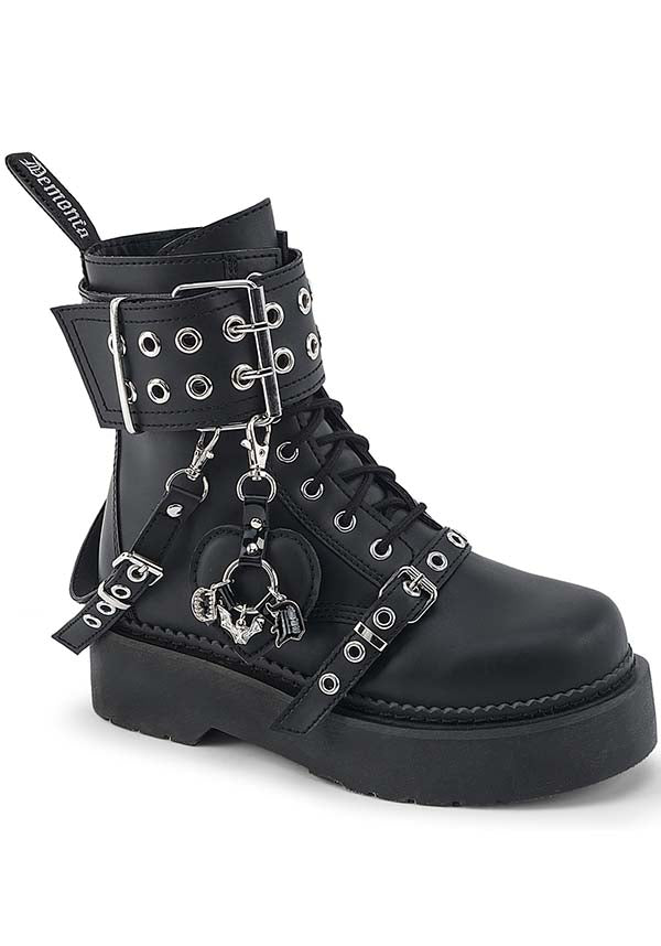 REBEL-52 [Black] | BOOTS [PREORDER]
