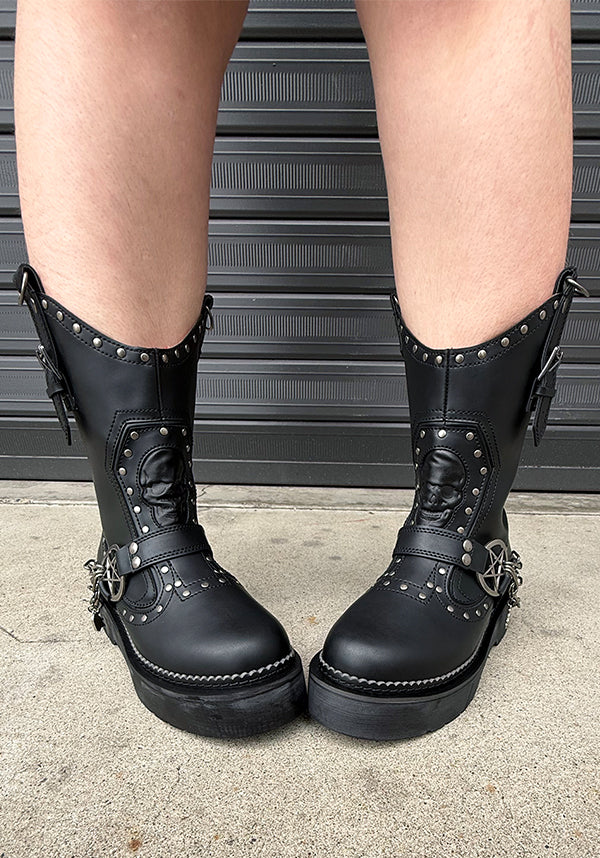 REBEL-56 [Black] | BOOTS [PREORDER]