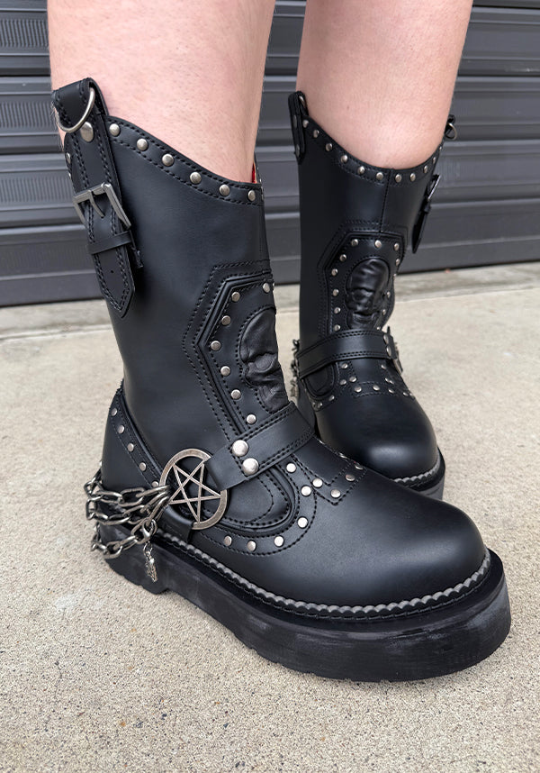 REBEL-56 [Black] | BOOTS [IN STOCK]