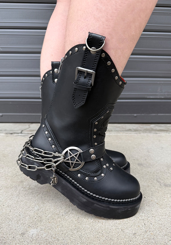 REBEL-56 [Black] | BOOTS [PREORDER]