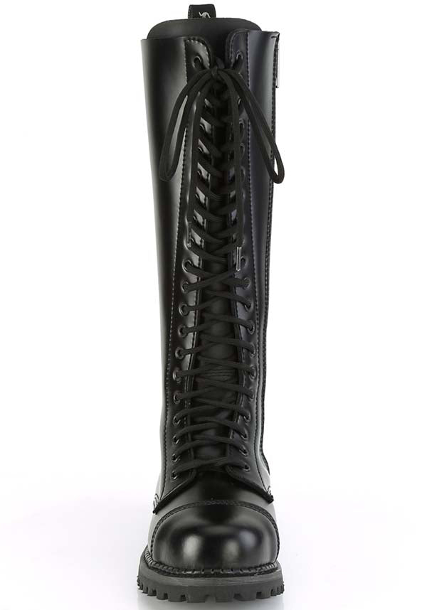 RIOT-20 [Black Leather] | BOOTS [PREORDER]