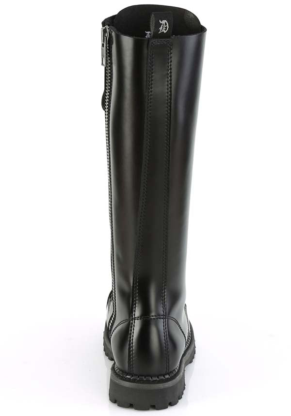 RIOT-20 [Black Leather] | BOOTS [PREORDER]