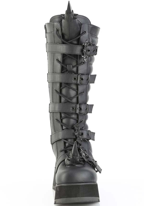 SCENE-157 [Black] | PLATFORM BOOTS [PREORDER] | DEMONIA B