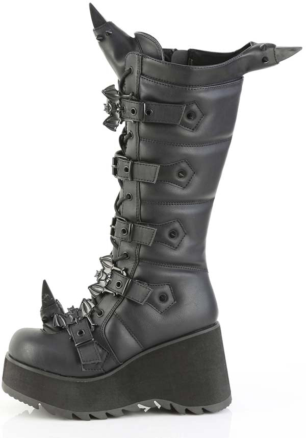 SCENE-157 [Black] | PLATFORM BOOTS [PREORDER]