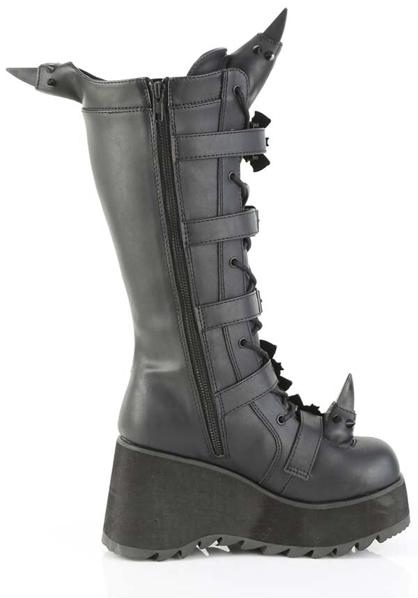 SCENE-157 [Black] | PLATFORM BOOTS [PREORDER]