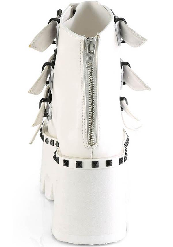 ASHES-70 [White] | PLATFORM SANDALS [PREORDER] - Beserk - all, boot, boots, boots [preorder], clickfrenzy15-2023, demonia, demonia shoes, discountapp, fp, goth, labelpreorder, labelvegan, platform, platforms, platforms [preorder], pleaserimageupdated, ppo, preorder, pricematched, sandals, shoes, vegan, white
