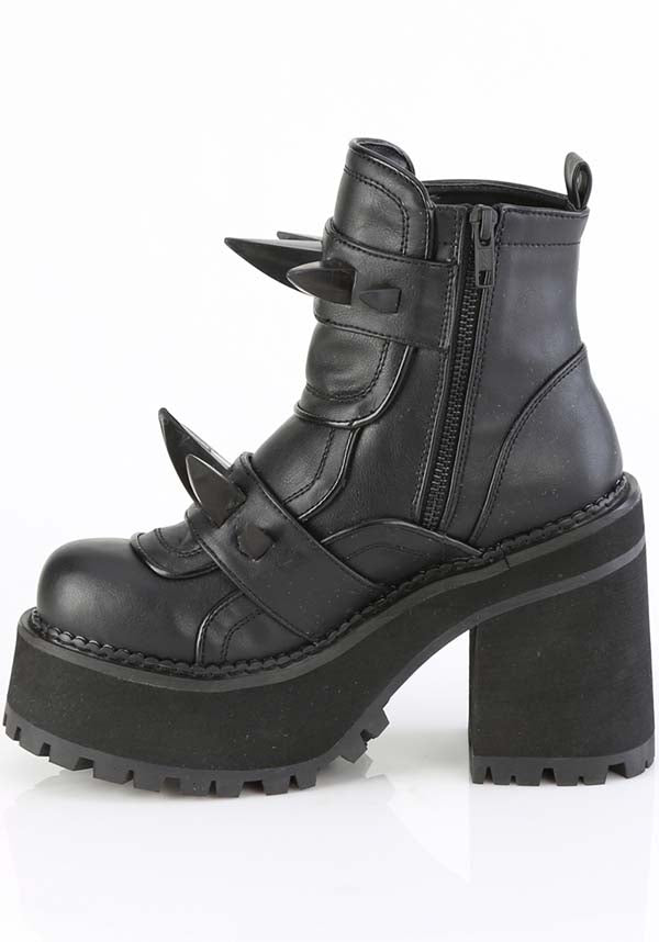 ASSAULT-72 [Black] | PLATFORM BOOTS [PREORDER]*