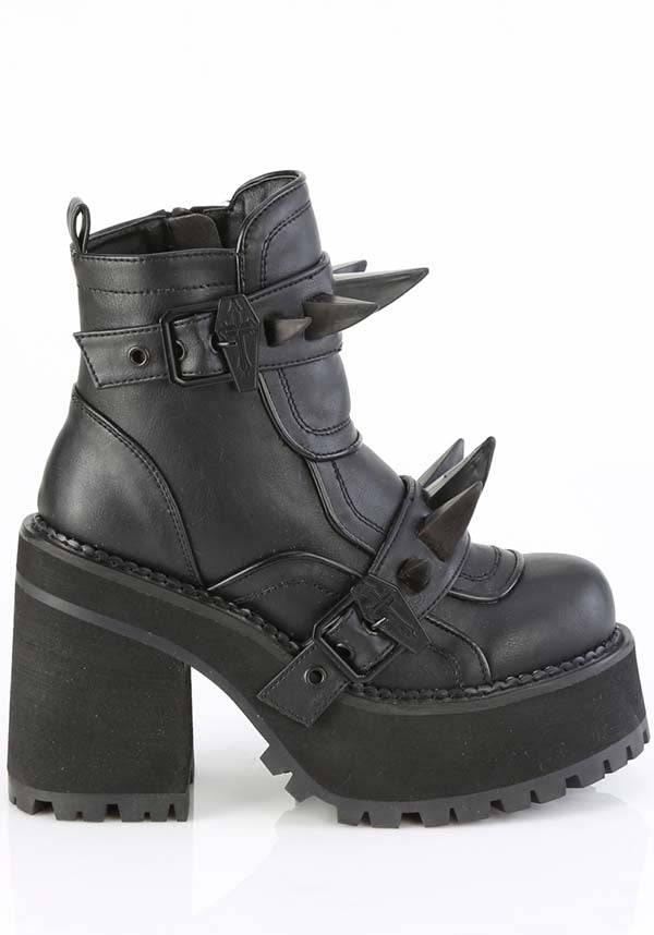 ASSAULT-72 [Black] | PLATFORM BOOTS [PREORDER]*