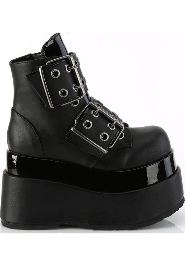Vegan platform boots clearance