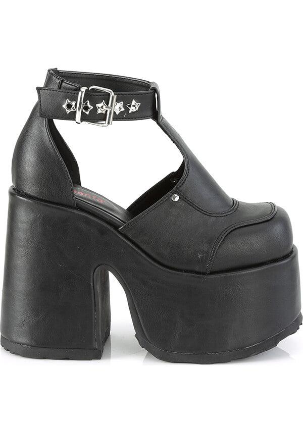 CAMEL-103 [Black] | PLATFORMS [PREORDER] - Beserk - all, black, clickfrenzy15-2023, demonia, demonia shoes, discountapp, fp, gothic, jul19, labelpreorder, labelvegan, ladies, platform, platform heels, platforms, platforms [preorder], pleaserimageupdated, ppo, preorder, sandals, shoes, star, vegan