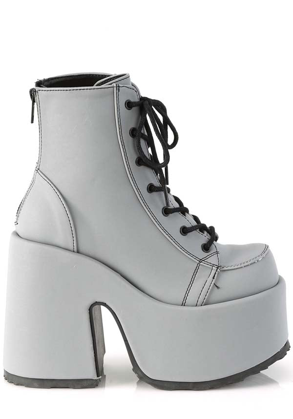 Reflective platform deals boots