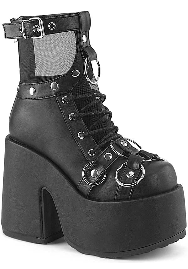CAMEL-52 [Black] | PLATFORM BOOTS [PREORDER]*