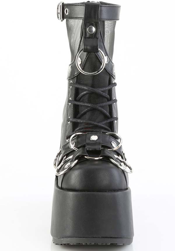 CAMEL-52 [Black] | PLATFORM BOOTS [PREORDER]*