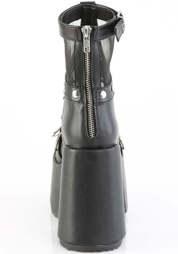 CAMEL-52 [Black] | PLATFORM BOOTS [PREORDER]*