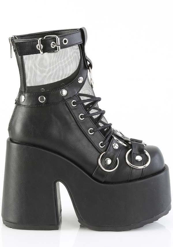 CAMEL-52 [Black] | PLATFORM BOOTS [PREORDER]*
