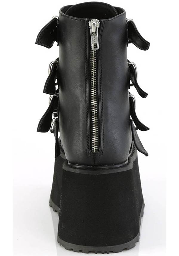 DAMNED-105 [Black] | PLATFORM BOOTS [IN STOCK]` - Beserk - all, ankle boots, black, boots, boots [in stock], clickfrenzy15-2023, demonia, demonia shoes, discountapp, dm18082022, fp, goth, gothic, in stock, instock, labelinstock, labelpending, labelvegan, mar22, pending, platform boots, platforms, platforms [in stock], pleaserrestock, punk, R100322, shoes, vegan, winter