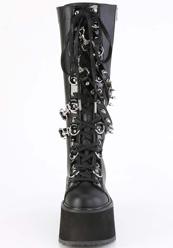DAMNED-220 [Black] | PLATFORM BOOTS [PREORDER]*