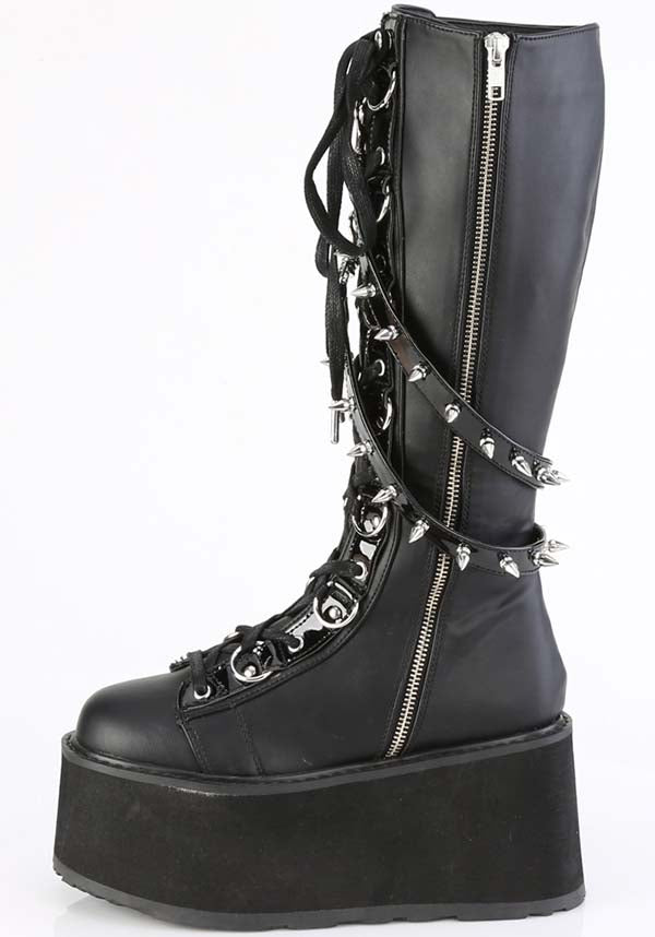 DAMNED-220 [Black] | PLATFORM BOOTS [PREORDER]*