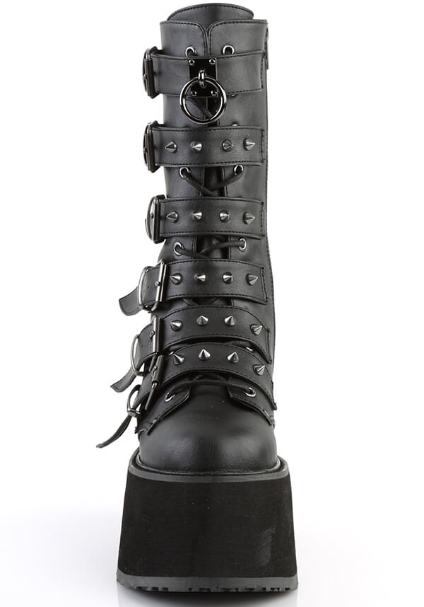 DAMNED-225 [Black] | BOOTS [PREORDER] | DEMONIA BOOTS