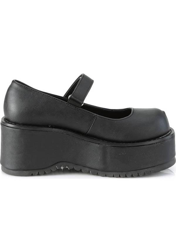 DOLLIE-01 [Black] | PLATFORMS [PREORDER] - Beserk - all, black, clickfrenzy15-2023, demonia, demonia shoes, discountapp, fp, labelpreorder, labelvegan, office, platforms, platforms [preorder], ppo, preorder, shoes, vegan, work