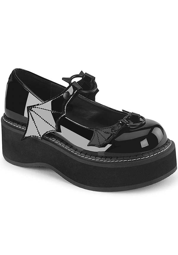 Patent Leather Mary Jane Platform Shoes Australia Demonia KERA-08