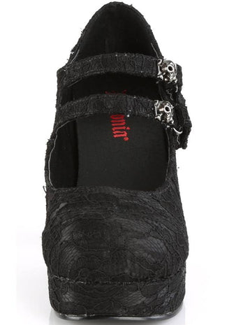 GOTHIKA-09 [Black Lace] | PLATFORM HEELS [PREORDER] - Beserk - all, black, clickfrenzy15-2023, demonia, demonia shoes, discountapp, fp, goth, gothic, halloween, heels, heels [preorder], jun18, labelpreorder, labelvegan, lace, lolita, mary jane, mary janes, platforms, platforms [preorder], pleaserimageupdated, ppo, preorder, pricematched, shoes, skull, skulls, vegan