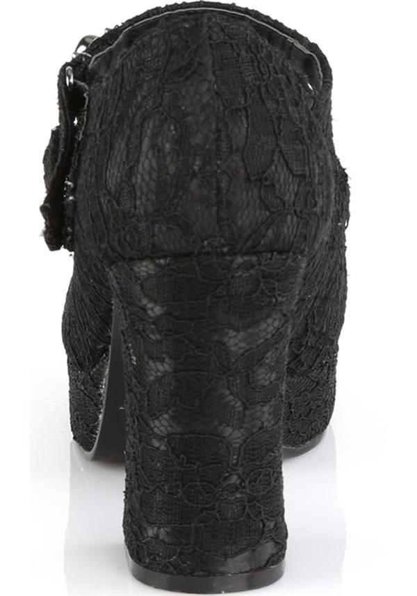 GOTHIKA-09 [Black Lace] | PLATFORM HEELS [PREORDER] - Beserk - all, black, clickfrenzy15-2023, demonia, demonia shoes, discountapp, fp, goth, gothic, halloween, heels, heels [preorder], jun18, labelpreorder, labelvegan, lace, lolita, mary jane, mary janes, platforms, platforms [preorder], pleaserimageupdated, ppo, preorder, pricematched, shoes, skull, skulls, vegan