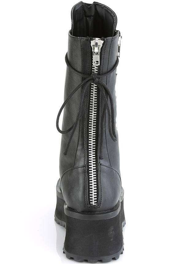 GRAVEDIGGER-14 [Black] | BOOTS [PREORDER] - Beserk - all, black, boot, boots, boots [preorder], clickfrenzy15-2023, demonia, demonia shoes, discountapp, fp, goth, gothic, grunge, jul19, labelpreorder, labelvegan, mens shoes, mid calf boots, platform, platform boots, platforms, platforms [preorder], pleaserimageupdated, ppo, preorder, punk, shoes, steel cap, techwear, vegan
