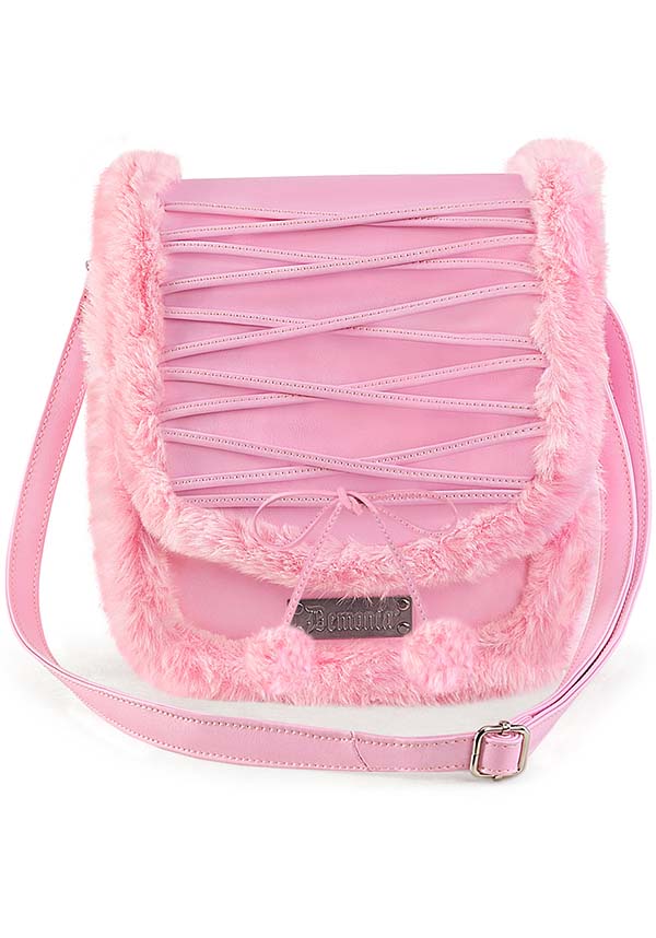 Faux Fur [Pink] | CROSSBODY BAG [PREORDER]*